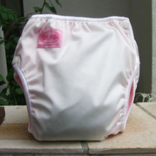 Bumwear: Training Pants - White Pink (Medium)