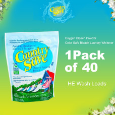 Country Save: Oxygen Powdered Bleach - 40oz Pack for 40 washes