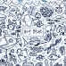 Drawn By Jessica: Washable Silicone Colouring Mat - Big Blue 