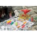 Drawn By Jessica: Washable Silicone Colouring Mat - Castles and Dragons 
