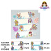 Enchanté: Sticker Decals - Pool Party (Bundle of 2)