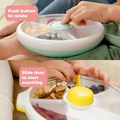 Gobe - Snack Spinner, Lemon Yellow