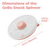 GoBe: Snack Spinner - Macaron Blue 