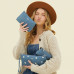 Jujube: Denims & Daisies -3-Piece Pouch Set (Arriving Early October)