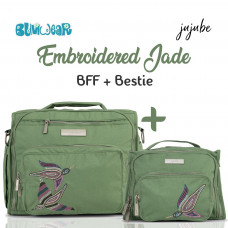 Jujube: Embroidered Jade - B.F.F.  + Bestie