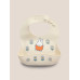 Jujube: Miffy Flower Fields - Silicone Bib - Eggshell Jujube: Miffy Flower Fields - Silicone Bib - Eggshell