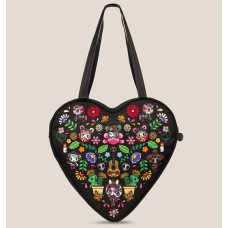 Jujube: Dia de los Muertos - Heart Tote (Coming Mid - September) Jujube: Dia de los Muertos - Heart Tote (Coming Mid - September)