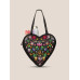 Jujube: Dia de los Muertos - Heart Tote (Coming Mid - September) Jujube: Dia de los Muertos - Heart Tote (Coming Mid - September)