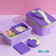 Korean Thermal Lunchbox: Grape Purple