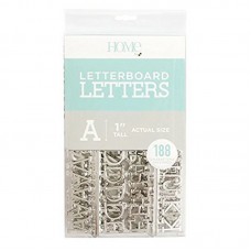 American Crafts: 1 Inch Letters - Silver