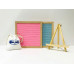Square Felt Letterboard - Pink & Blue