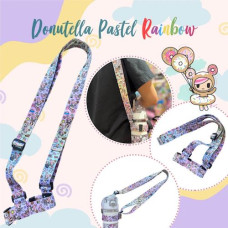 My Chill Kitchenette: Bottle Strap - Donutella Pastel Rainbow