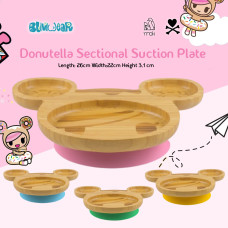 My Chill Kitchenette: Donutella Bamboo Plate (With Suction)