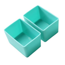 Munchbox: Munch Cups - Aqua Rectangle (2 pieces)