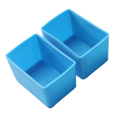 Munchbox: Munch Cups - Blue Rectangle (2 pieces)