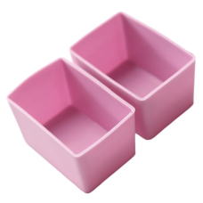 Munchbox: Munch Cups - Pink Rectangle (2 pieces)