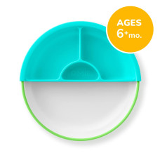 OmieLife: Omie Easy Scoop Plate - Green OmieLife: Omie Easy Scoop Plate - Green