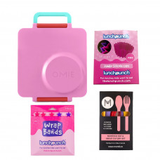 Omielife: Omiebox Cutlery Band Cup Set - Pink Berry
