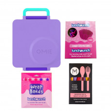 Omielife: Omiebox Cutlery Band Cup Set - Purple Plum
