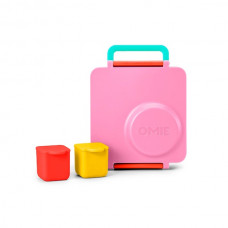 OmieLife: Omiebox + OmieDip - Pink  with Red Yellow 