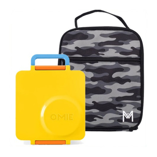 OmieLife Omiebox + Montii Lunch Bags Sunshine