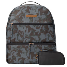 Petunia Pickle Bottom: Axis Backpack - Camo Matte Leatherette
