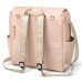 Petunia Pickle Bottom: Boxy Backpack - Blush Leatherette