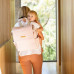 Petunia Pickle Bottom: Boxy Backpack - Blush Leatherette