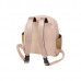 Petunia Pickle Bottom: Mini Backpack - Blush/Caramel Leatherette