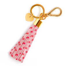 Firefly Tassel Reflectors - Pink Dots