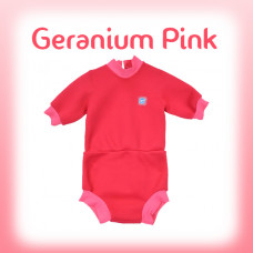 Splashabout: Happy Nappy Wetsuit - Geranium Pink