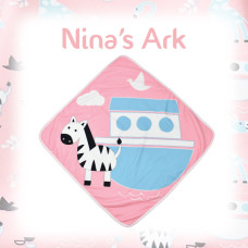 Splashabout: Baby Hooded Towel - Nina's Ark