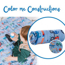 Tula: Cuddle Me Blanket - Color Me Construction