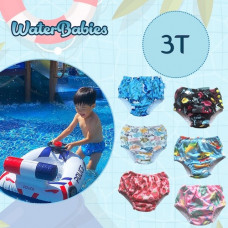 Waterbabies: 3T Reusable Absorbent Swim Diaper with Side Snaps