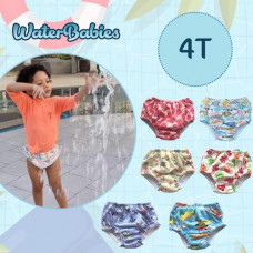 Waterbabies: 4T Reusable Absorbent Swim  with Side Snaps