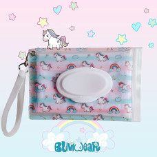 Zwipey: Wet Wipes Pouch - Unicorn Fantasy