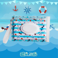 Zwipey: Wet Wipes Pouch - Sailor Ahoy