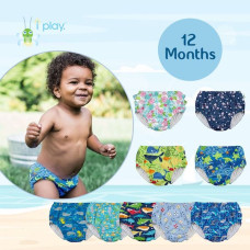 iPlay: 12 months Pull Up Reusable Absorbent Swim Diaper